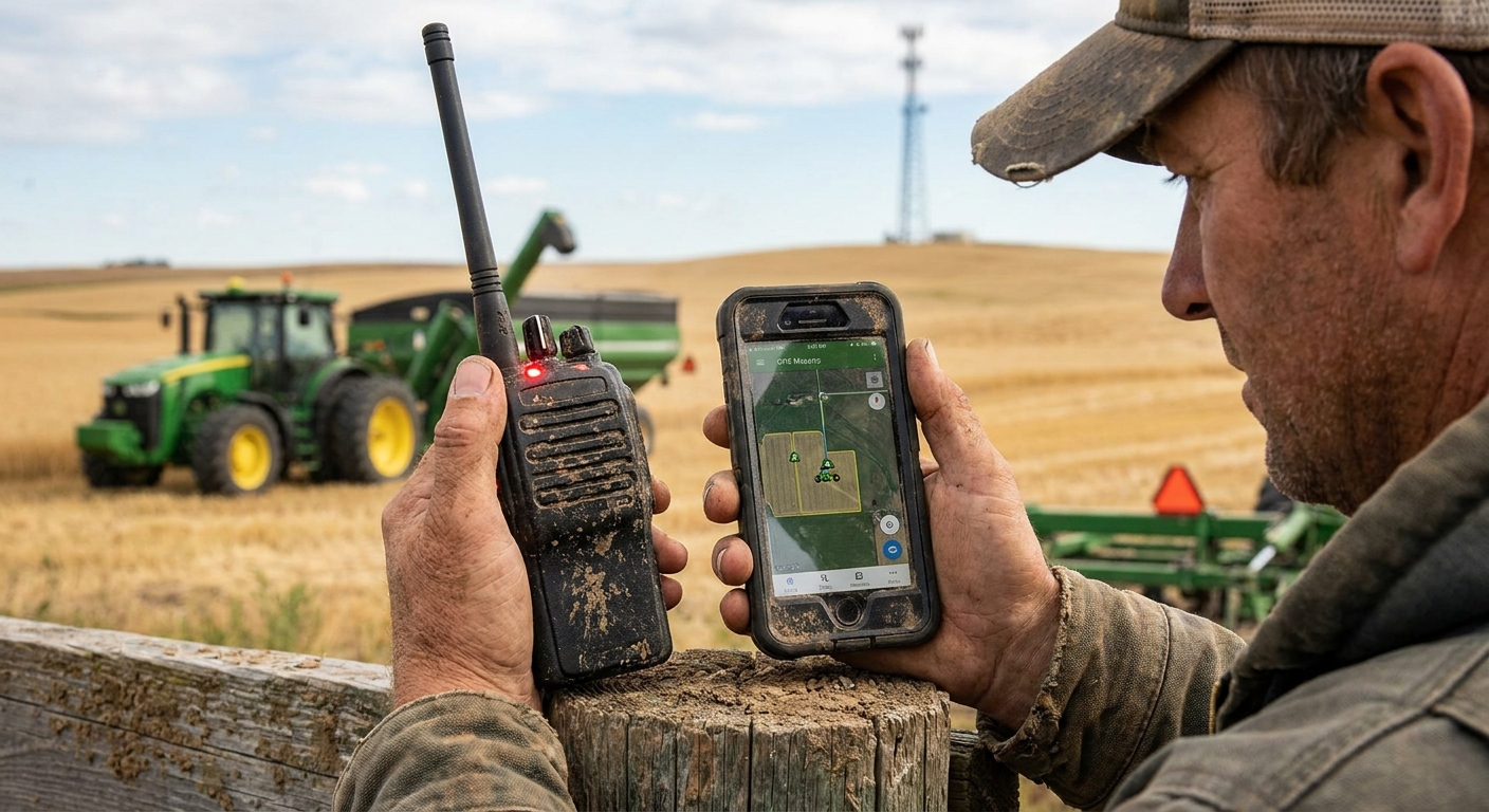 Two-Way Radios vs. Cell Phones - Which Is Better for Farm Communication?