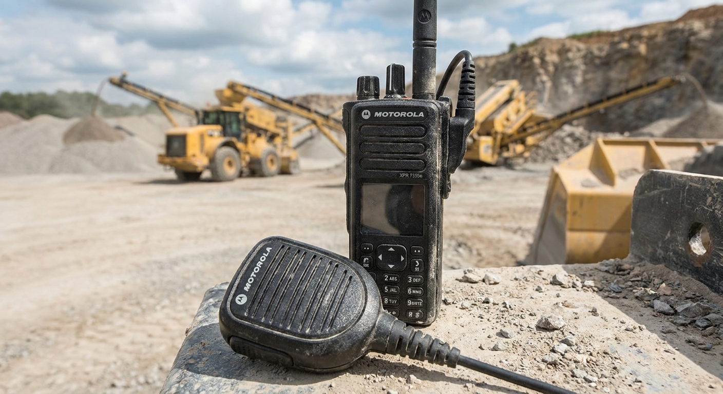 Best Two-Way Radio Systems for Rock Quarries & Aggregate Operations