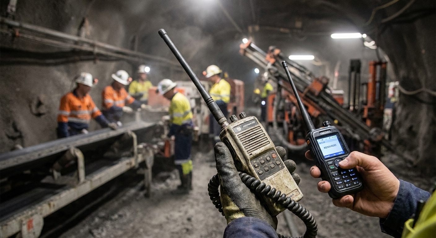 Can Older Mine Radios Still Keep Up on Busy Job Sites?