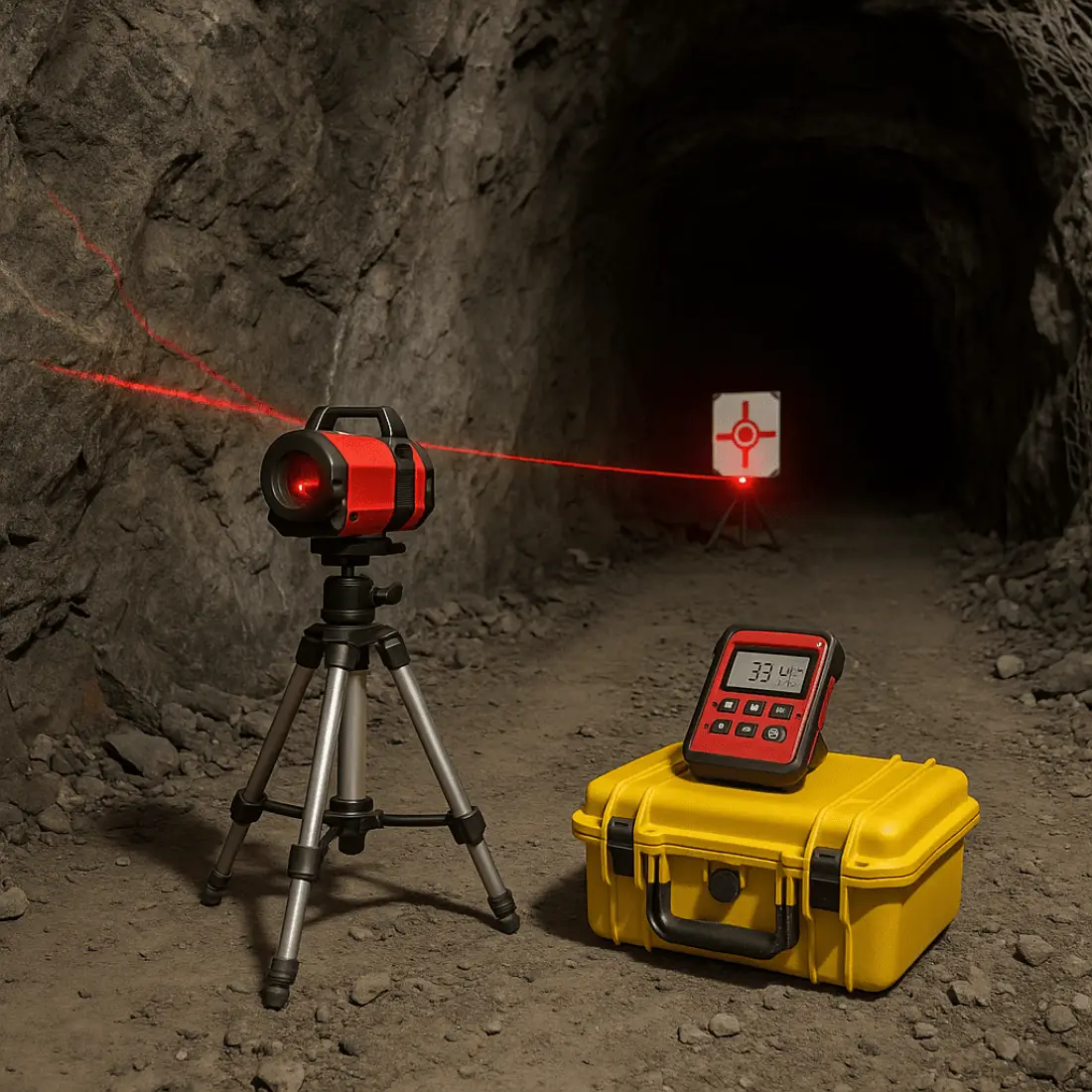 Mining Laser Alignment Tools and Simple Setup