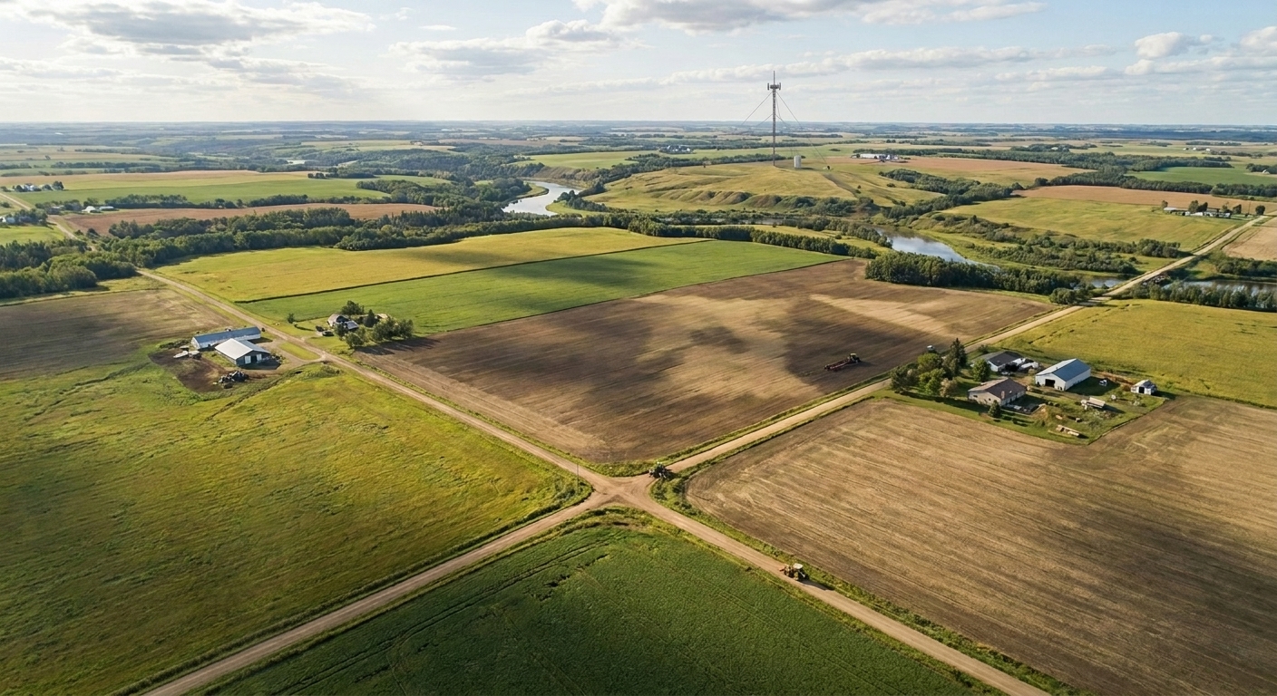 Can One Two-Way Radio System Cover Multiple Farms & Fields?